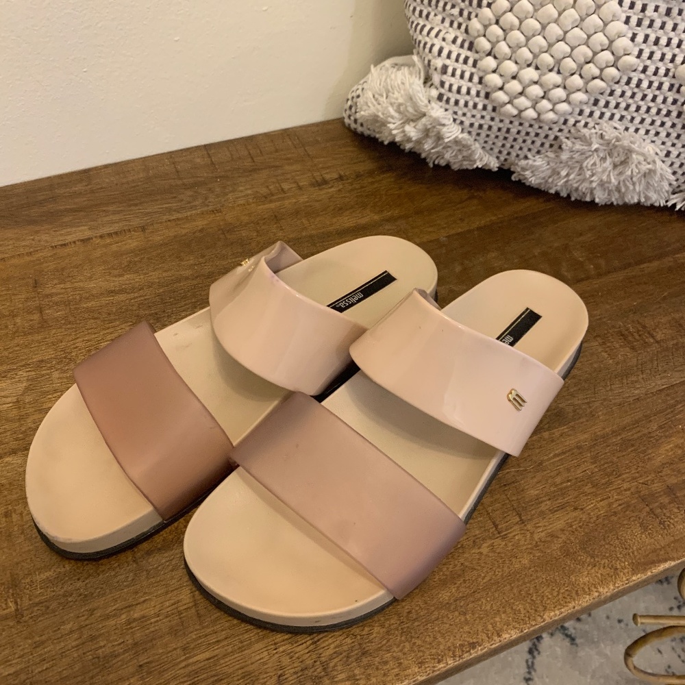 melissa cosmic jelly slides nude